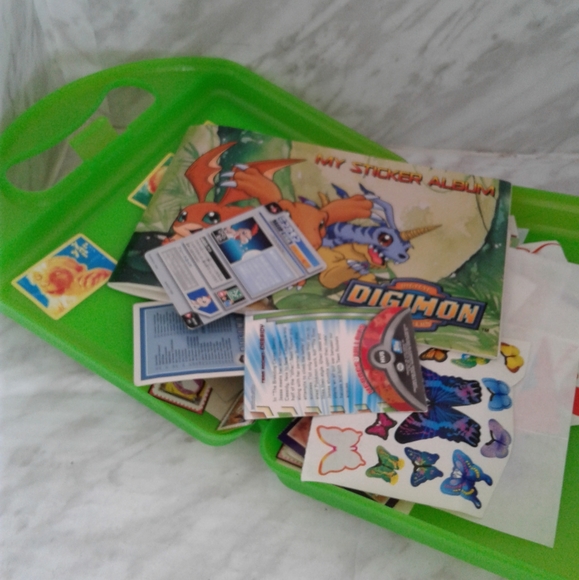 Rare Digimon sticker treasure kit Sandy-Lion album book Digital Monsters Bandai - Picture 3 of 3